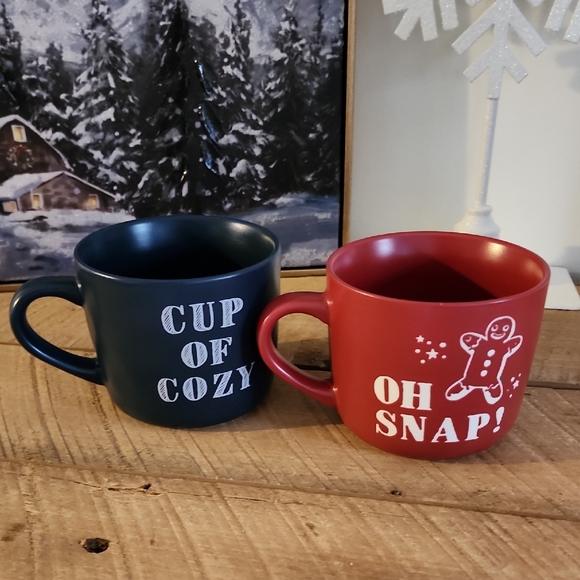 Threshold Blue and Red Mugs Dining - Picture 2 of 4